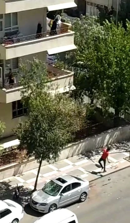 Miras kavgasında taş ve sopalar konuştu