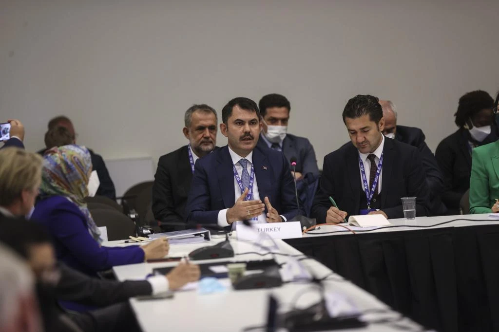 Çevre ve Şehircilik Bakanı Kurum, PreCOP26 Bakanlar Toplantısı'nda konuştu