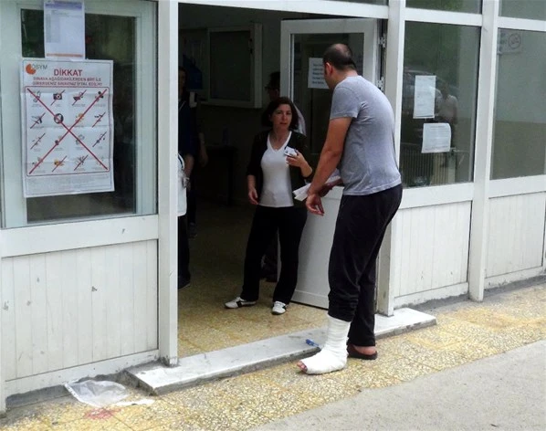 Alçıyı söktü ama yine de LYS'ye giremedi