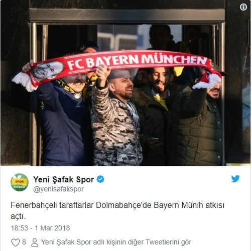 Fenerbahçeli taraftarlar Beşiktaşlıları kızdırdı