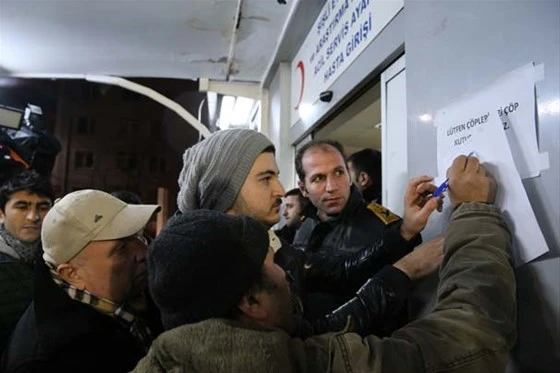 Haberi duyunca oraya koştular