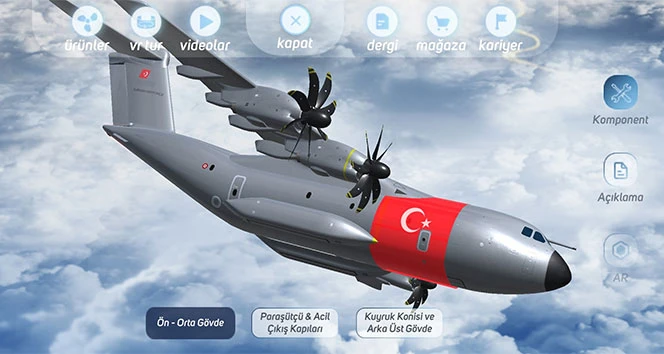 TUSAŞ mobil uygulaması ile yerli ve milli ürünler artık mobilde