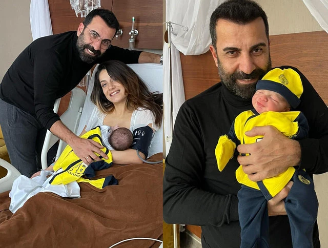 Emre Karayel Can bebeğin yüzünü gösterdi: Baba oldum ben!