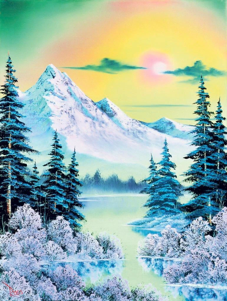 Bob Ross’un tabloları SmIthsonIan’dan çıktı