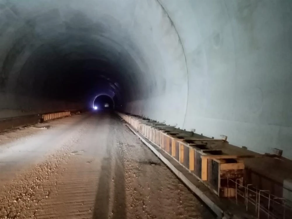 Türkiye’nin en uzun üçüncü tünelinde sona doğru