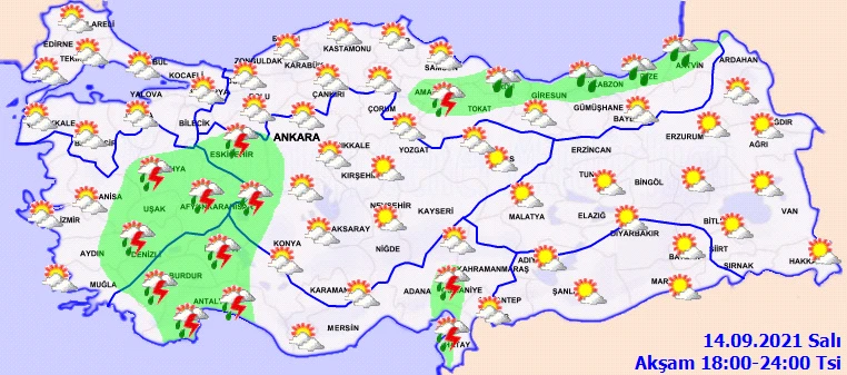 Meteoroloji'den sağanak uyarısı: Hafta sonuna kadar sürecek