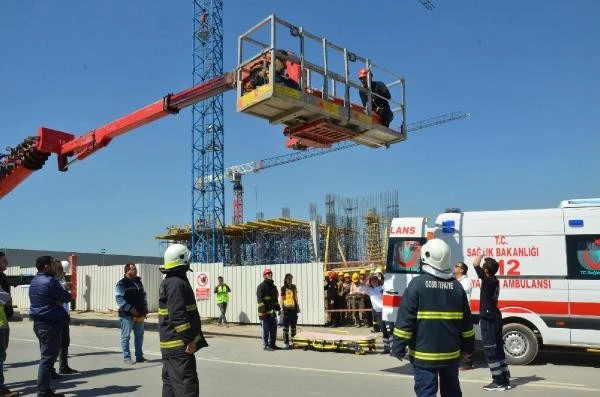 Kule vincinin operatörü fenalaştı