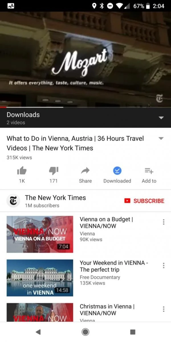 YouTube'a video indirme özelliği eklendi