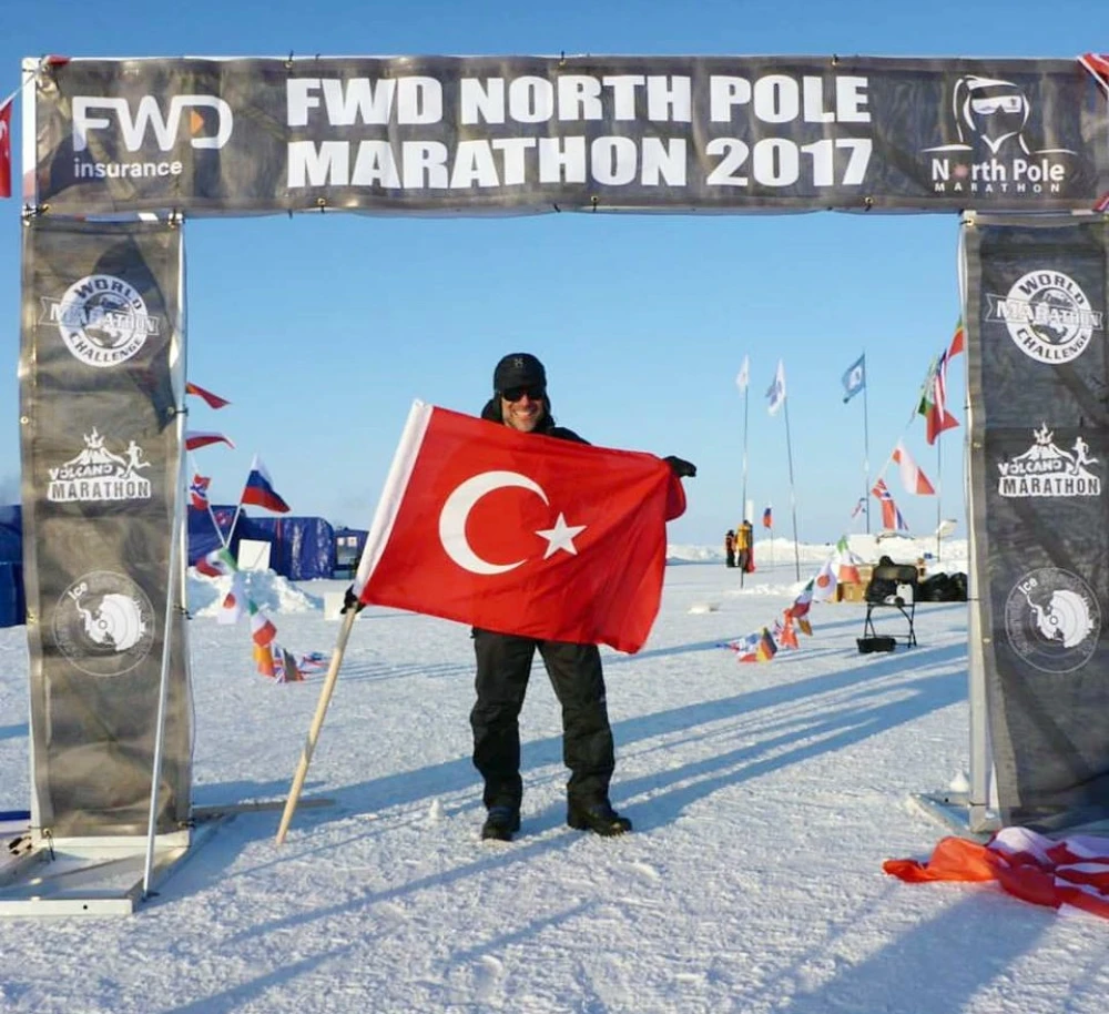 Kutuplarda maraton koşan ilk Türk atlet oldu
