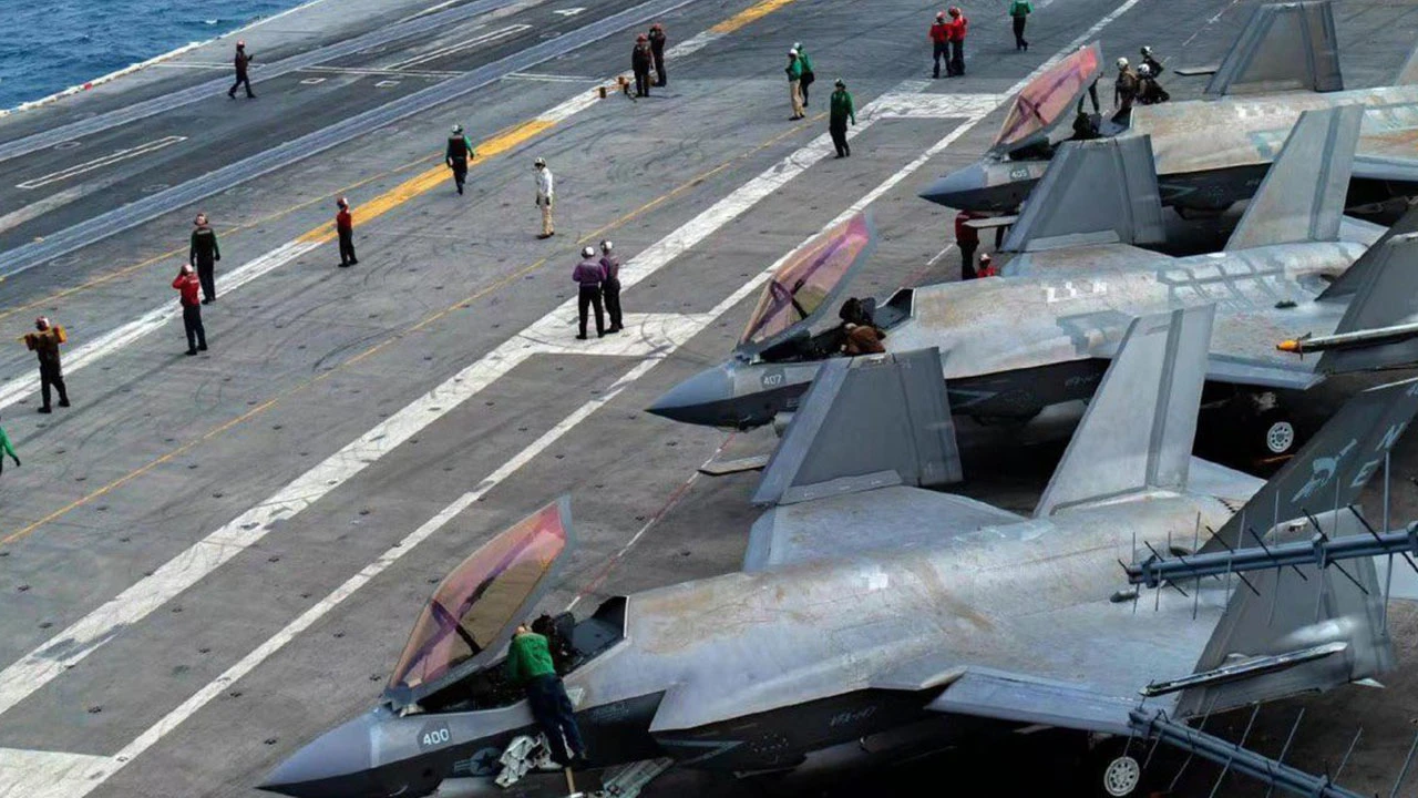 F-35'lerin üzeri pas tuttu! Sızan görüntülerle ilgili Pentagon'dan açıklama