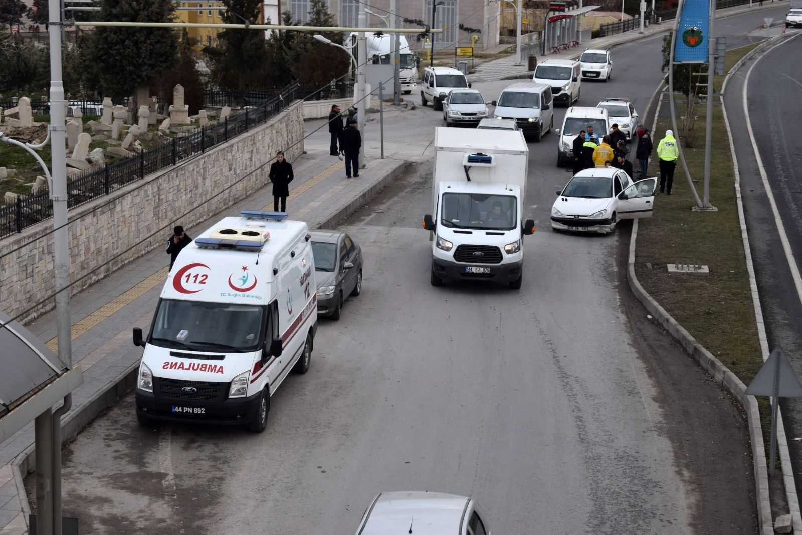 Malatya'da trafik kazası: 1 yaralı