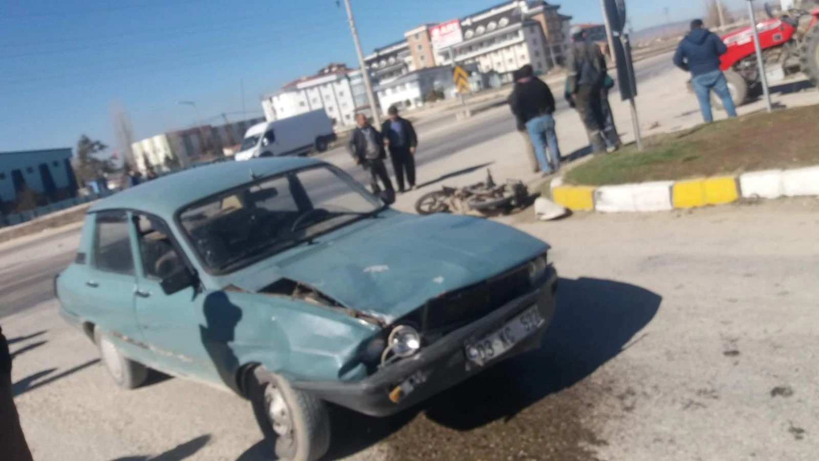 Oğlunun kaza geçirdiğini duyan baba kalp krizi geçirdi