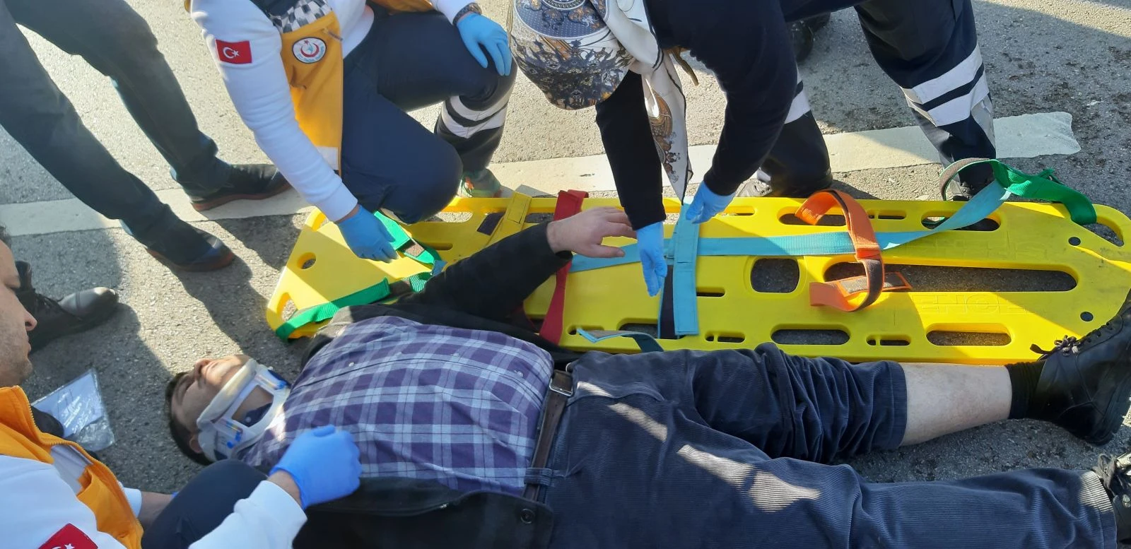 Yaya öncelikli yolda kaza