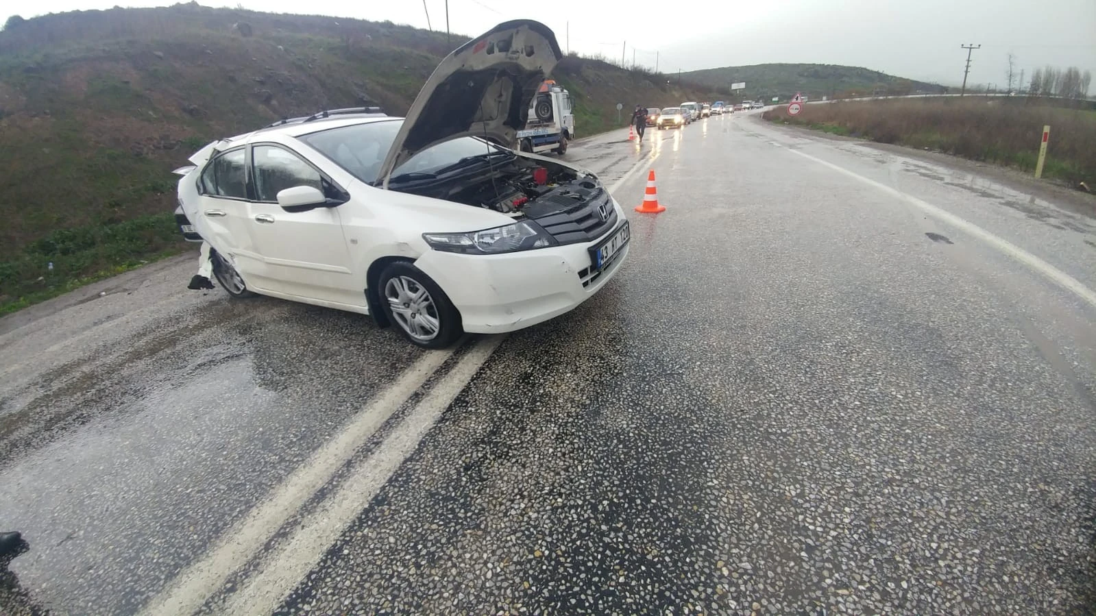 Kepsut'ta kaza: 1 ölü, 6 yaralı