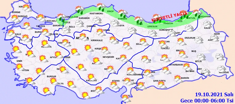Meteoroloji 47 il için uyardı, 6 şehir için sarı alarm verdi: Kuvvetli sağanak geliyor (18 Ekim hava durumu)