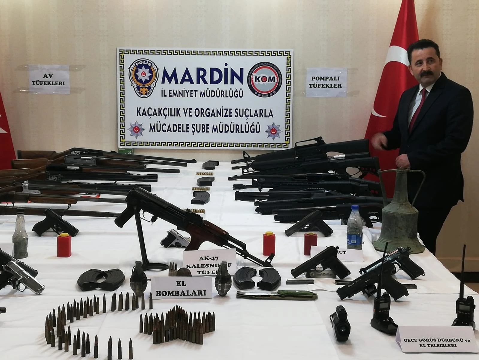 Mardin’deki operasyonlarda cephanelik ele geçirildi