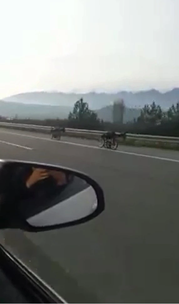 Bursa’da ölümüne yarış böyle kaydedildi