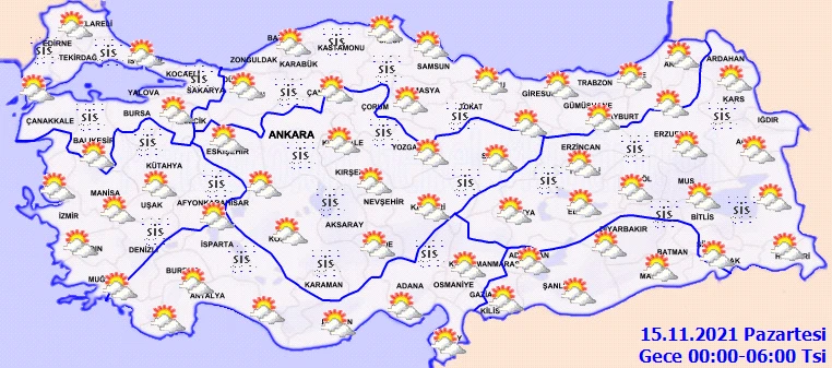 Meteoroloji saat verdi: Marmara Bölgesi yine sisin esiri olacak (14 Kasım hava durumu)