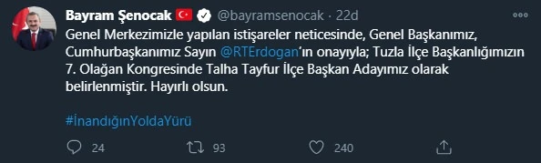 AK Parti'nin İstanbul'un 10 ilçesinde kongre başkan adayları belirlendi