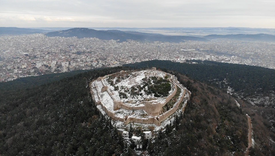 Tarihi Aydos Kalesi’nden kartpostallık görüntüler