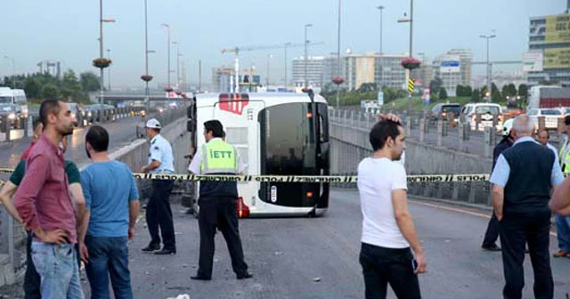 İstanbul'da metrobüs dehşeti