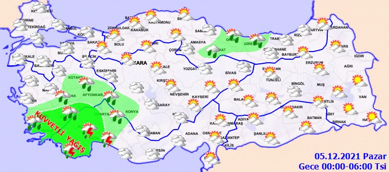 Meteoroloji'den 12 ile uyarı! Sıcaklık 5 derece düşecek (4 Aralık hava durumu)