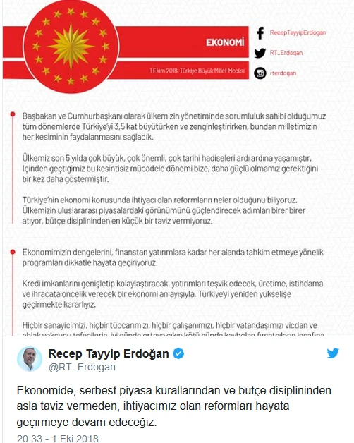Cumhurbaşkanı Erdoğan'ın açıklamaları