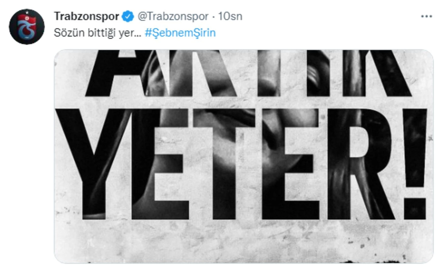 Spor camiası Şebnem Şirin cinayetine tepki gösterdi