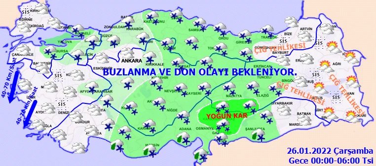 İstanbul'da kar bugün de devam edecek mi? Meteoroloji'den uyarı üstüne uyarı (25 Ocak hava durumu)