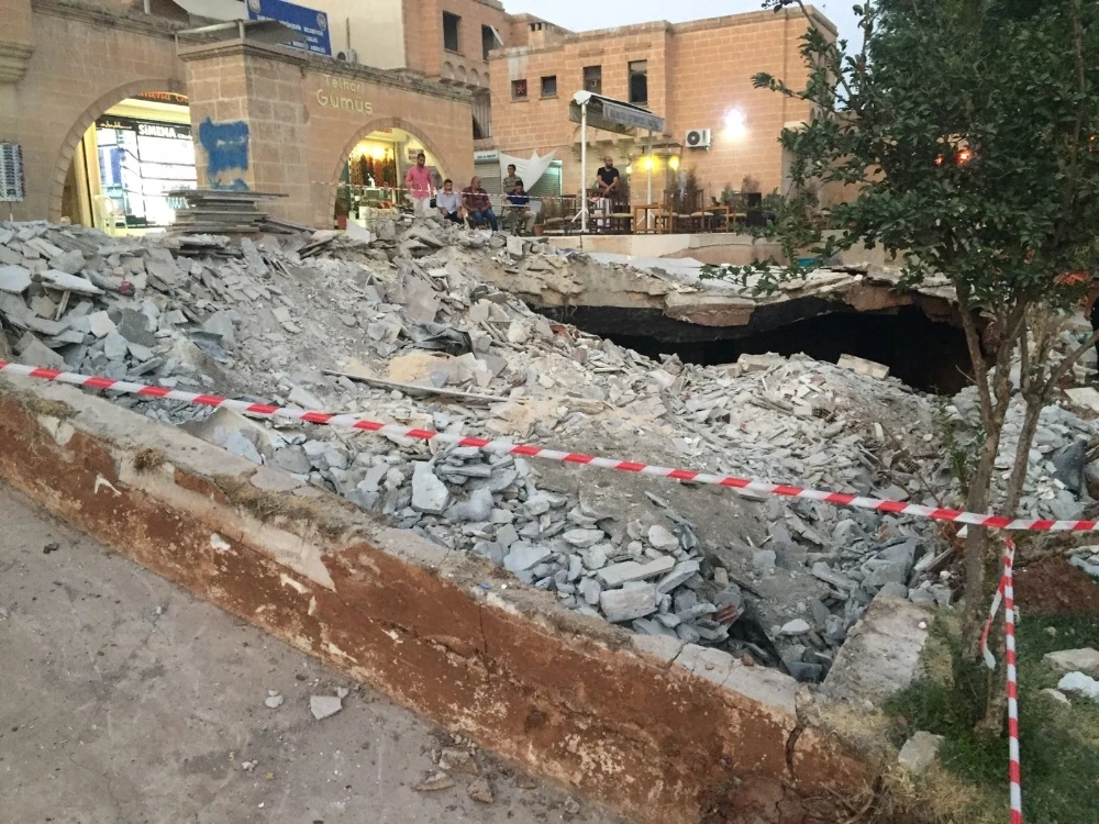 Balıklıgöl platosundaki tünelde göçük