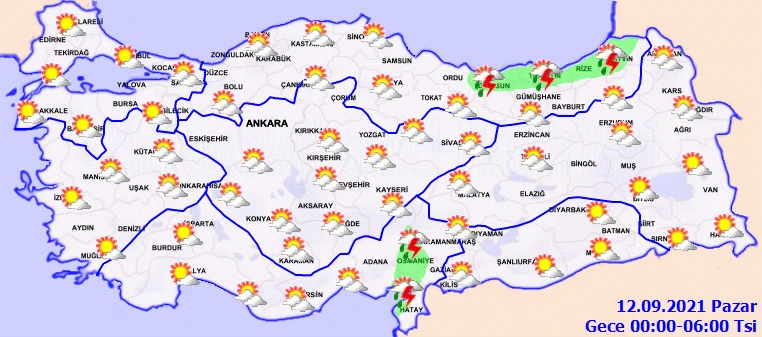 Meteoroloji il il uyardı: Gök gürültülü sağanak yağış geliyor