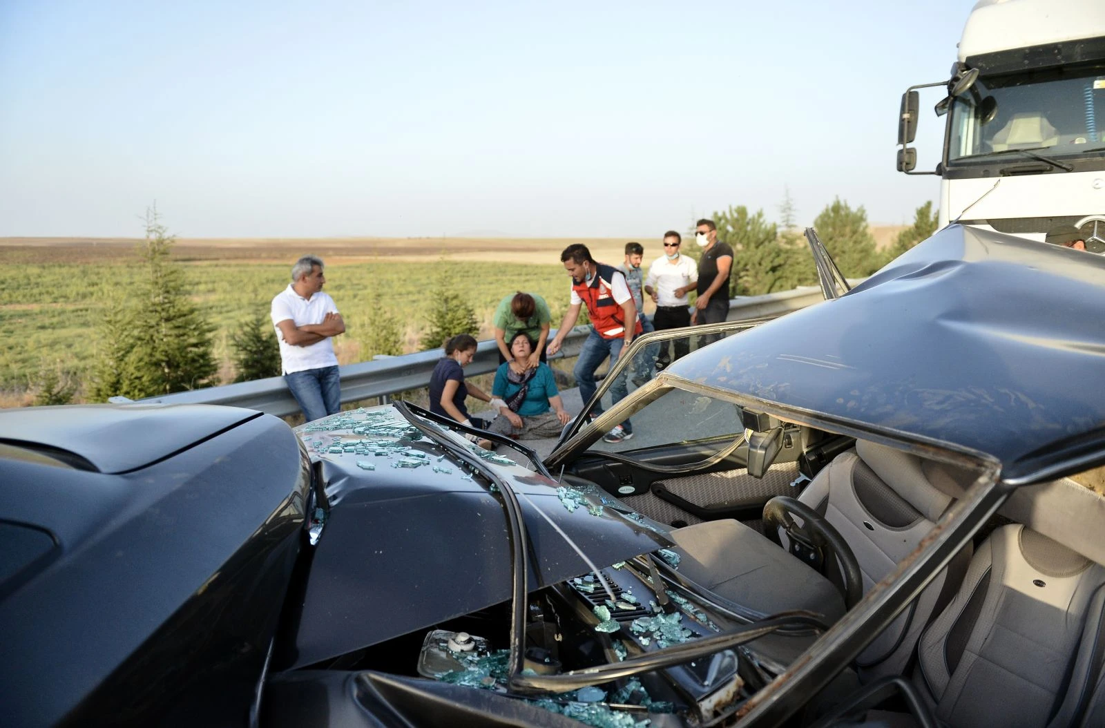 Eskişehir'de zincirleme trafik kazası: Çok sayıda yaralı var