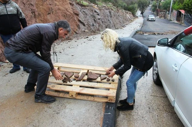 Bodrum'daki selin ardından temizlik çalışmasında Bizans mezarı bulundu!