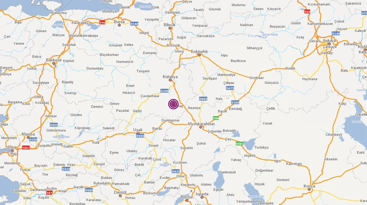 Son dakika haberi: Kütahya'da 5 büyüklüğünde deprem