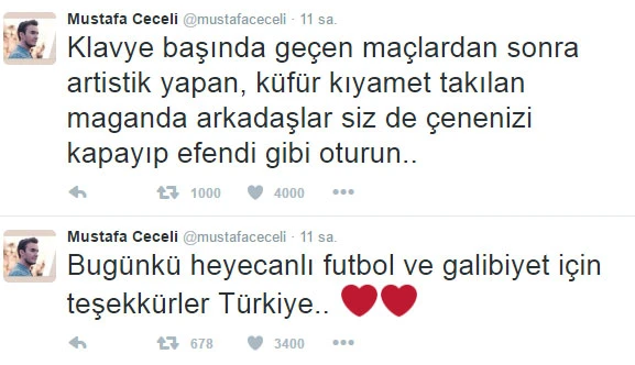 Mustafa Ceceli'nin paylaşımına tepki yağdı