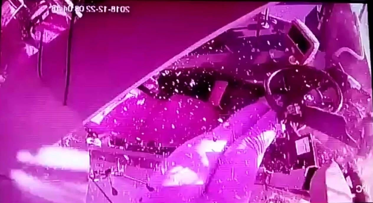 Van'da 6 kişinin yaralandığı kazanın görüntüleri ortaya çıktı