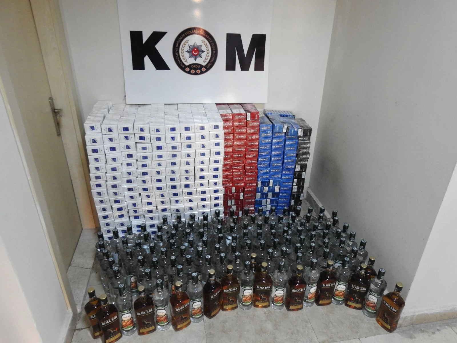 Ordu’da sahte içki operasyonu