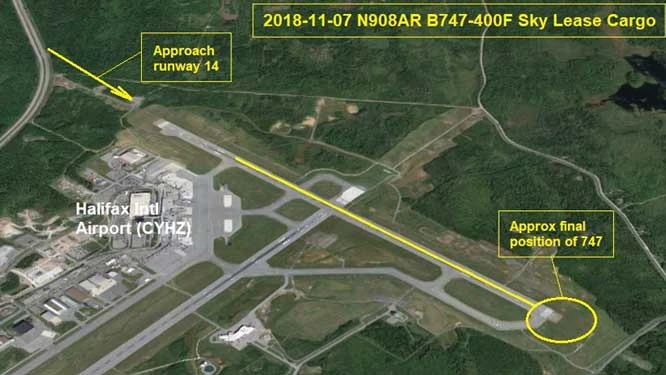 Dev kargo uçağı pistten çıktı!