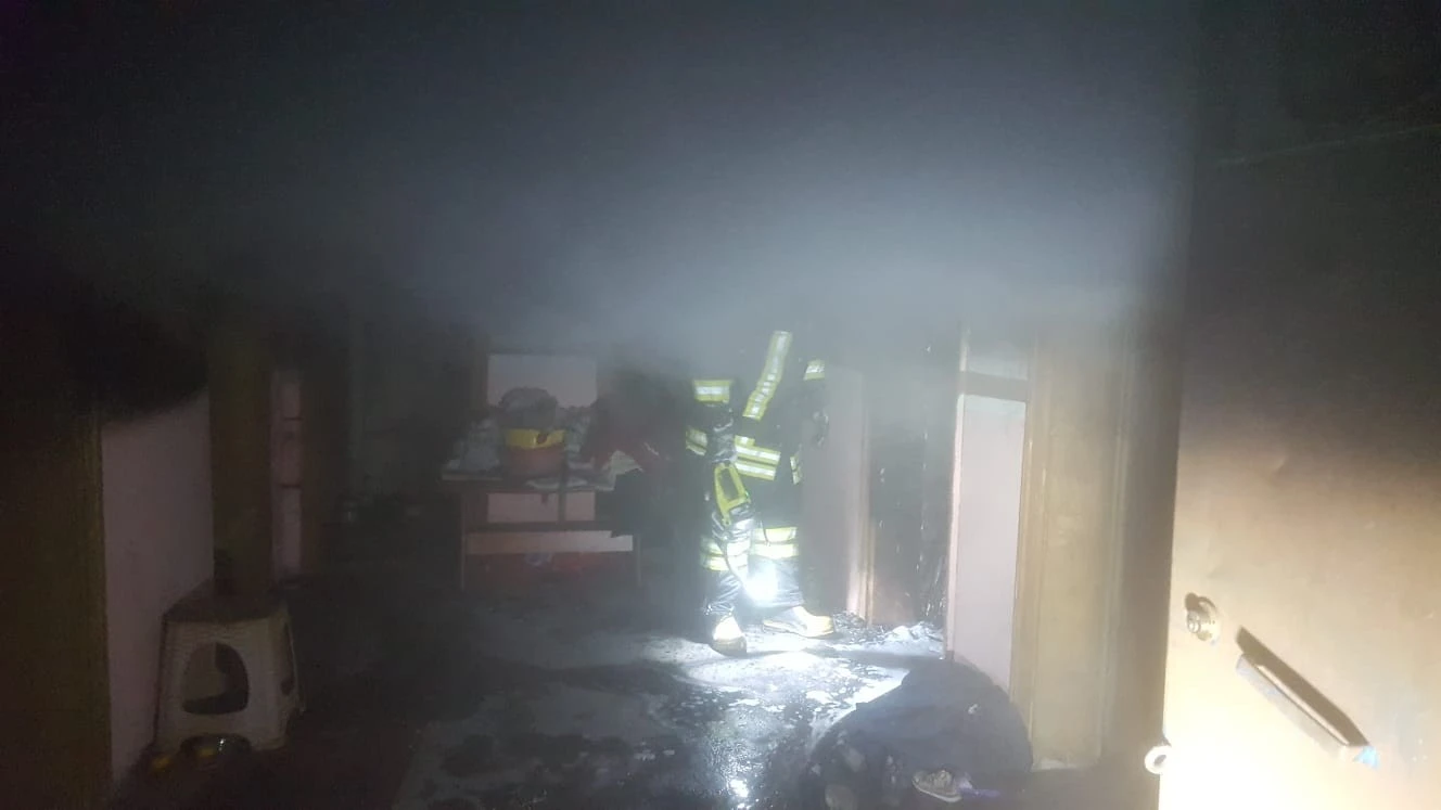 Kayseri'de ev yangını