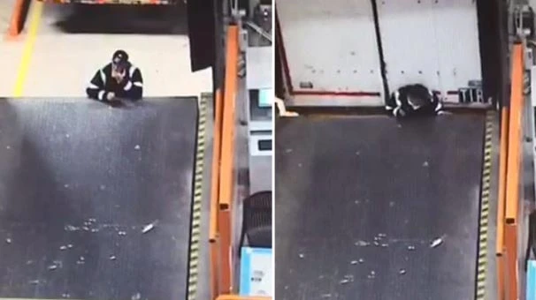 Dorse ile rampa arasına sıkışan işçi öldü!