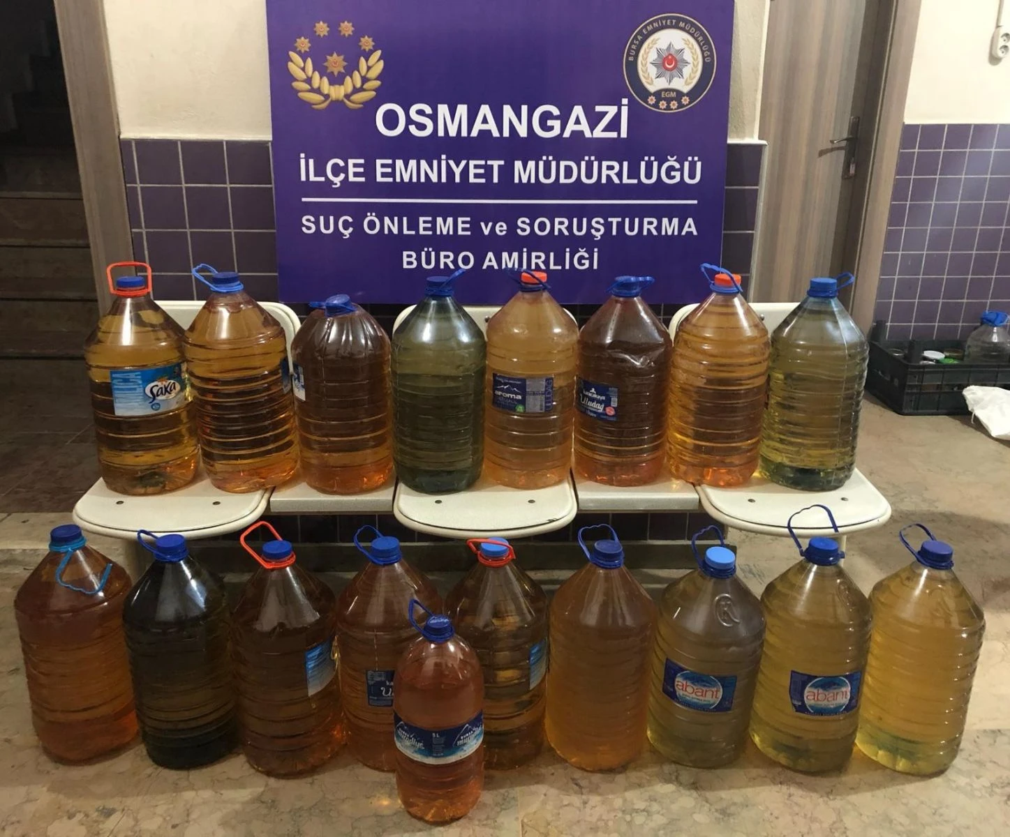 Bursa'da kaçak içki operasyonu