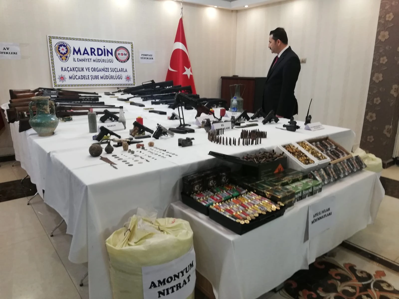 Mardin’deki operasyonlarda cephanelik ele geçirildi