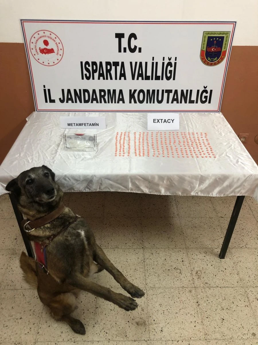 Isparta’da uyuşturucu hap ele geçirildi