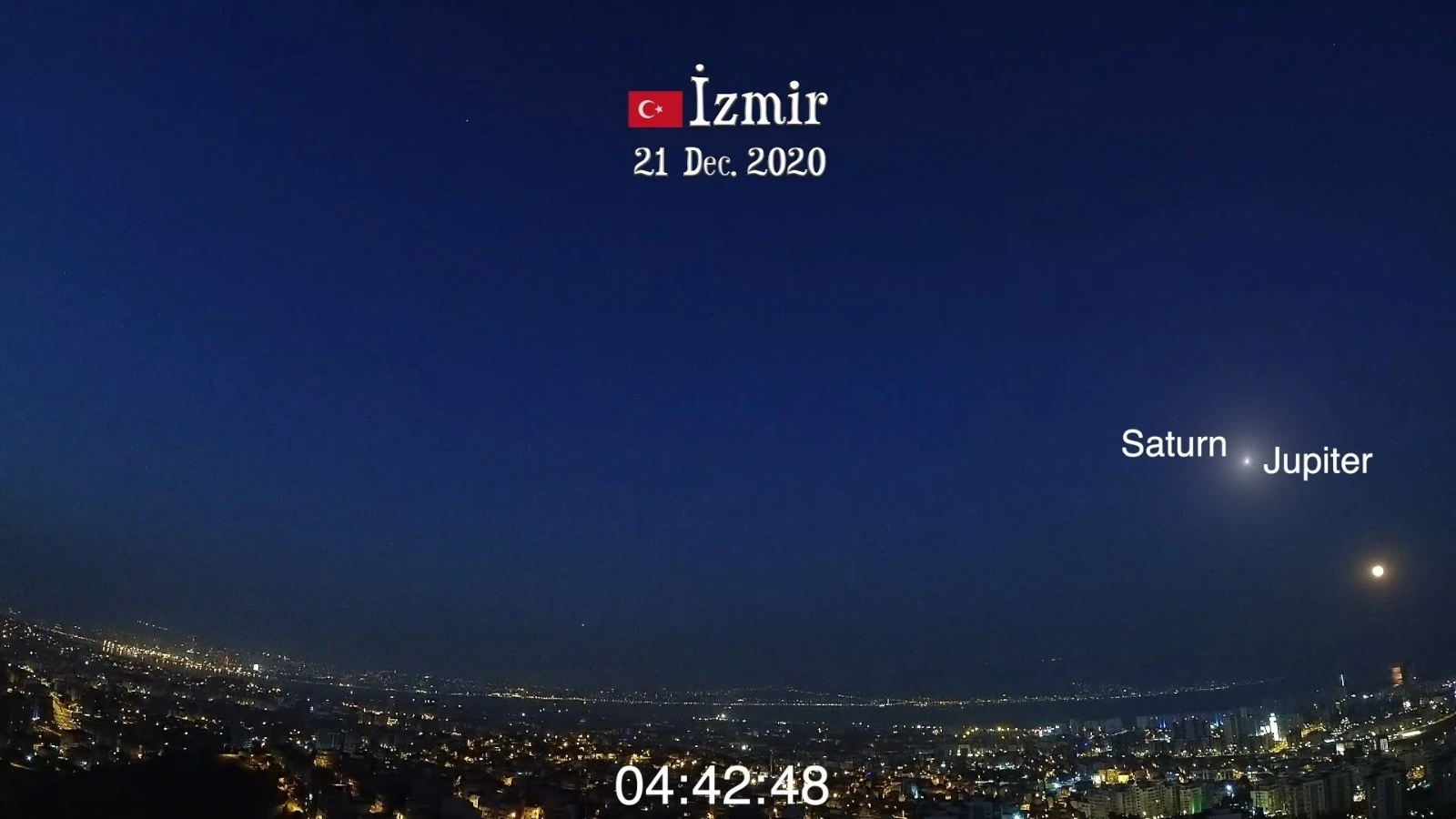 Jüpiter ile Satürn’ün büyük buluşması