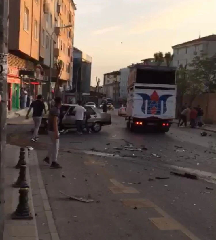 Drift yapan magandalar sokakta dehşet saçtı