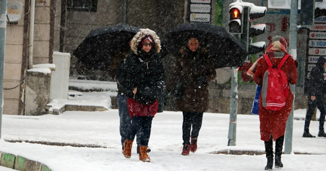 Yozgat'ta kar etkili oldu
