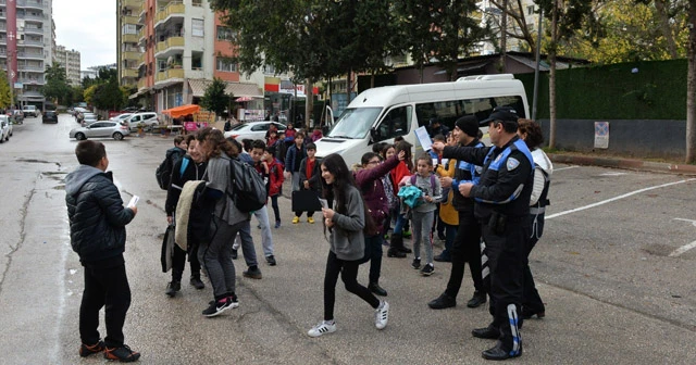 Okul önlerinde uyuşturucu uygulaması