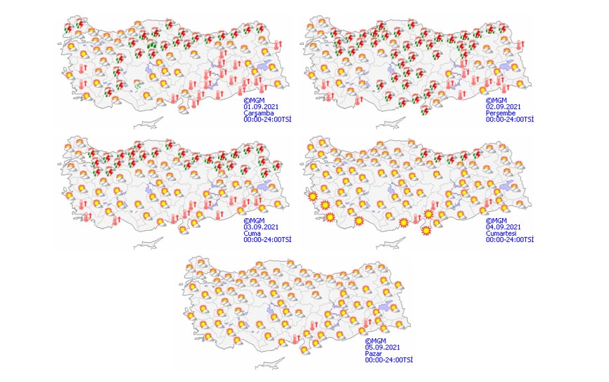 Meteoroloji'den İstanbul ve 8 il için sağanak uyarısı