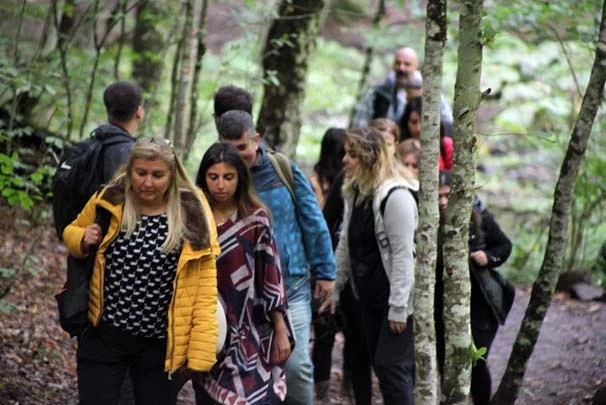 Yedigöller Milli Parkı'na ziyaretçi akını