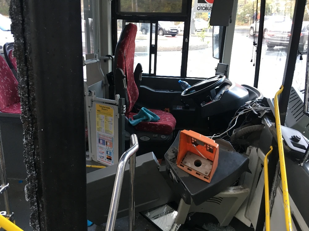 Freni boşaldı, faciadan dönüldü